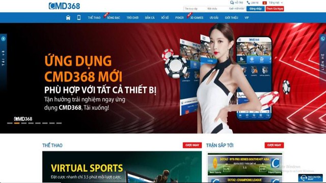 Cách đăng ký/đăng nhập nhà cái CMD368