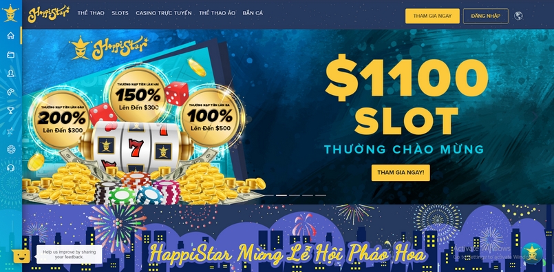 Gửi tiền/rút tiền tại nhà cái HappiStar