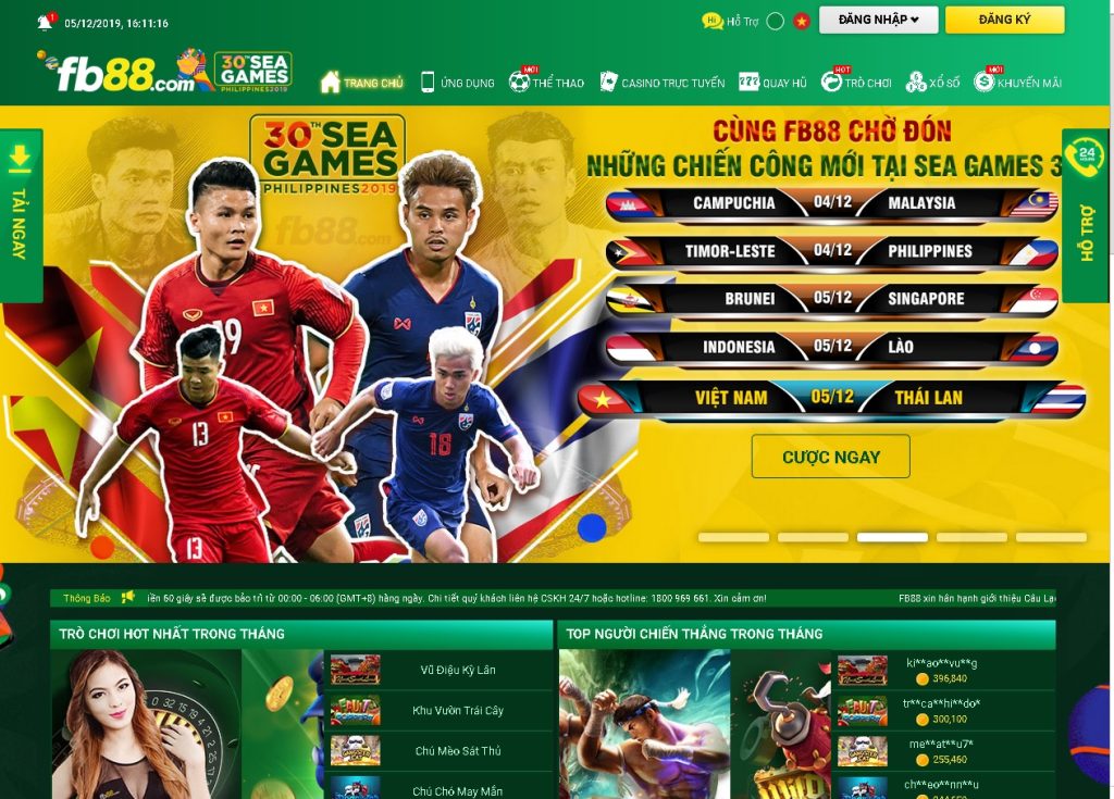 Sản phẩm cá cược tại nhà cái FB88