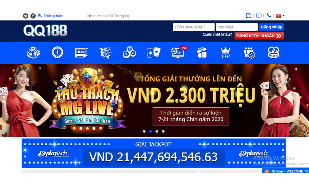 QQ188 – Nhà cái đẳng cấp 5 sao