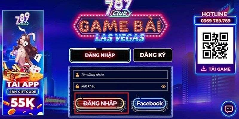 Cách đăng ký/đăng nhập cổng game 789Club
