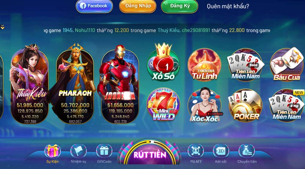 Giới thiệu tổng quát cổng game bài đổi thưởng Rio66.Club