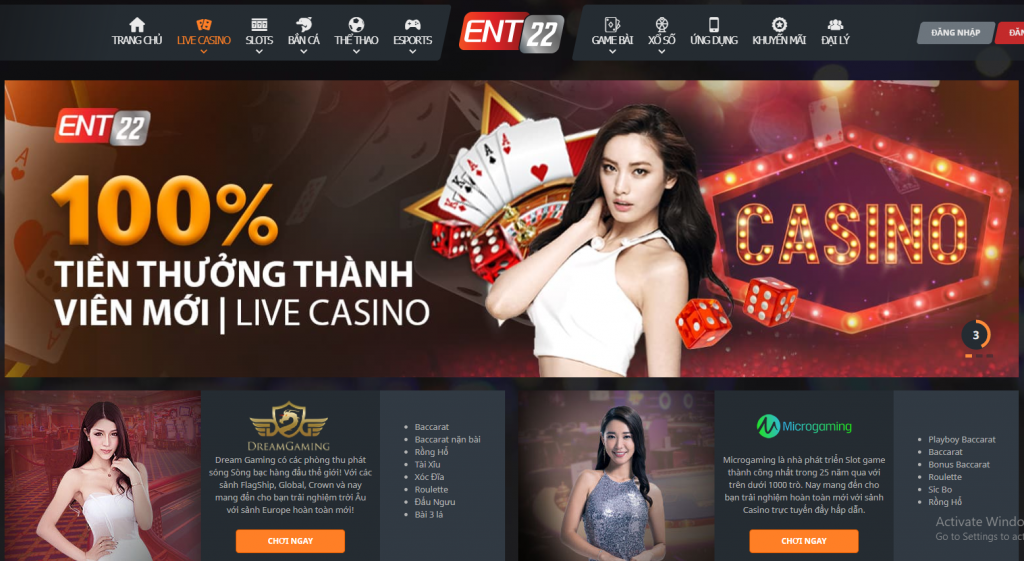 Cách đăng ký/đăng nhập nhà cái ENT22