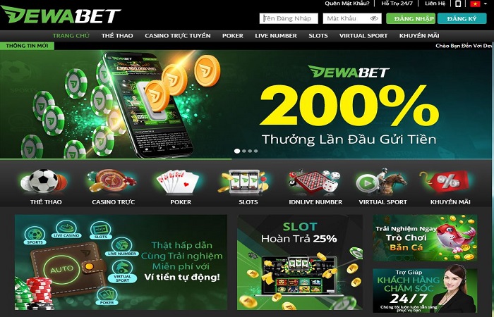 Dewabet – “Lính mới” trong giới cá cược