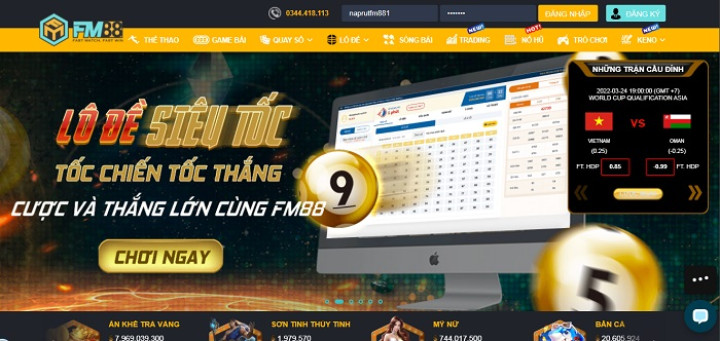 Giới thiệu tổng quan nhà cái uy tín FM88