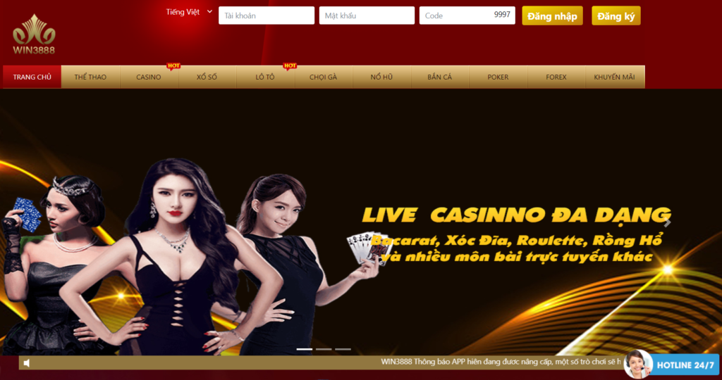 Cách đăng ký/đăng nhập nhà cái Win3888