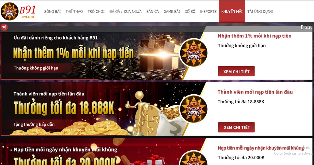 B91 – Nhà cái cá cược online uy tín hàng đầu